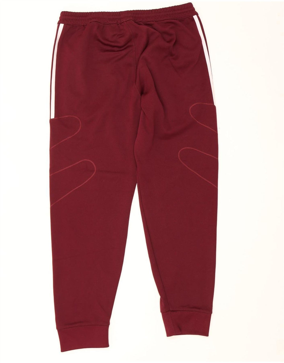 Adidas Mens Calças de treino Joggers Médio Borgonha Poliéster