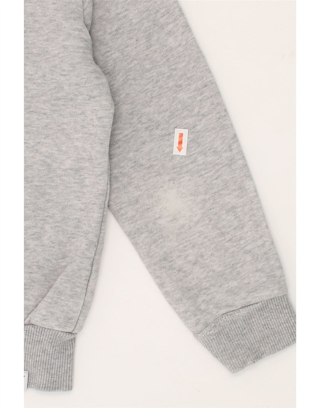 PUMA Girls Zip Hoodie Sweater 5-6 Years Grey Cotton Vintage Puma and Second-Hand Puma from Messina Hembry 