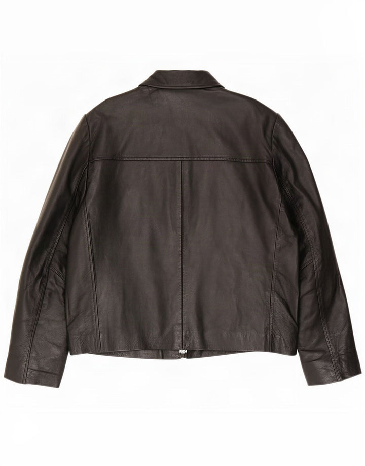 Jaqueta de couro masculina Matinee UK 36 pequena preta