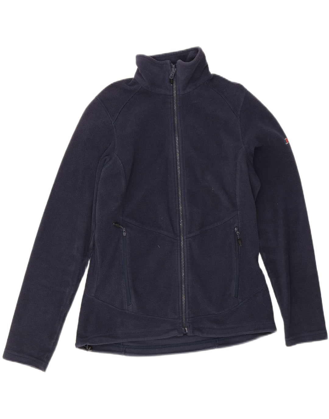 Jaqueta de lã feminina Berghaus UK 12 poliéster azul marinho médio