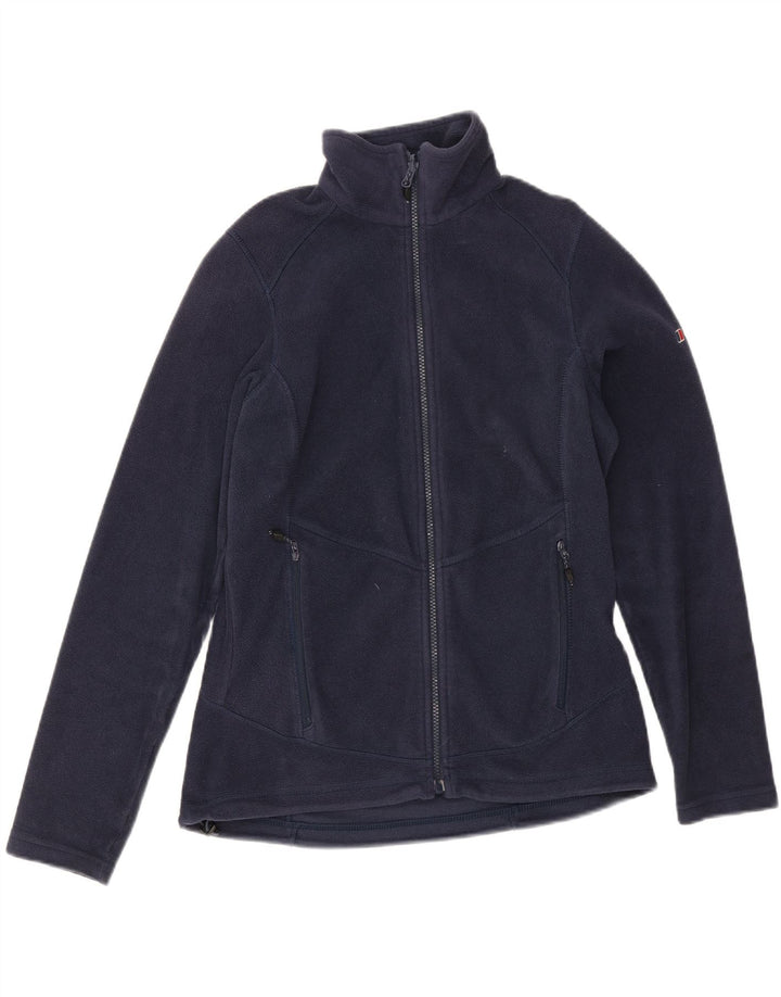 Jaqueta de lã feminina Berghaus UK 12 poliéster azul marinho médio