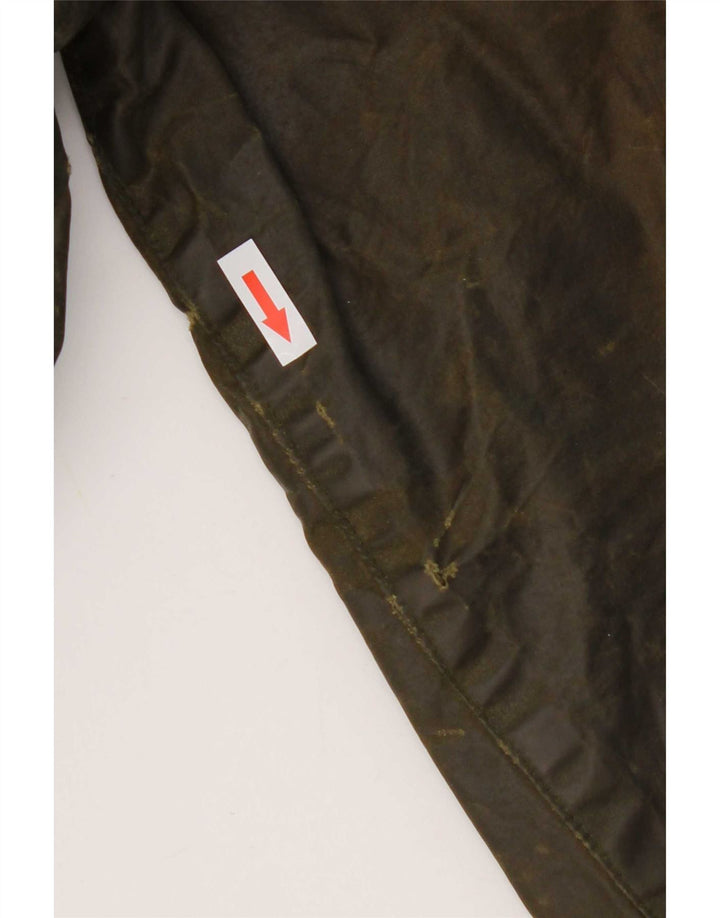 Jaqueta masculina de algodão encerado Barbour Gamefair tamanho 38 cáqui pequeno