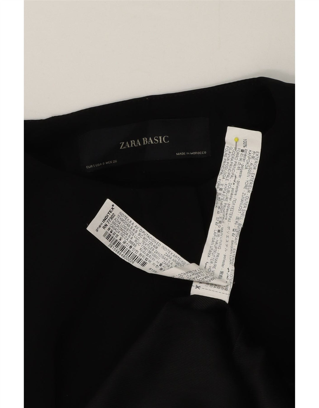 Zara Womens Oversized Bomber Jacket UK 10 Pequeno Poliéster Preto