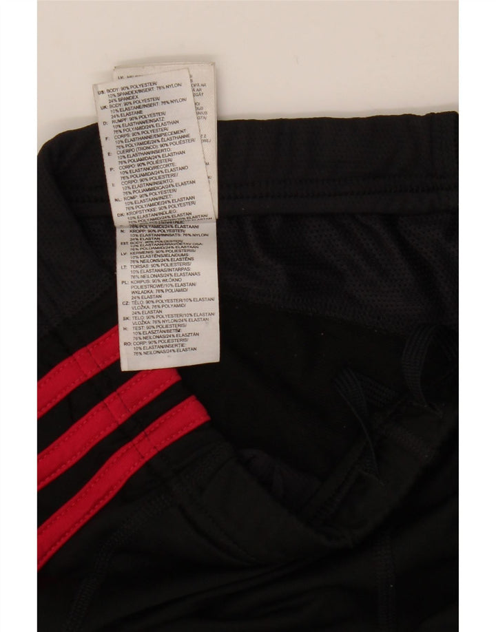 Leggings Adidas Femininas UK 10 Pequenas Poliéster Preto