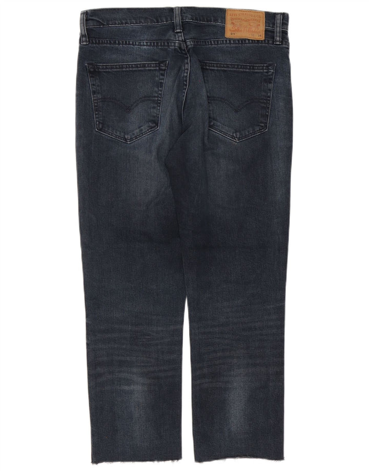 Levi's Masculino 511 Slim Jeans W32 L26 Azul Marinho Algodão