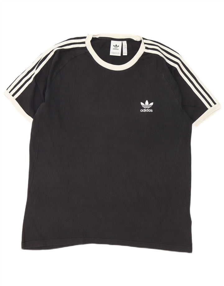 Camiseta masculina Adidas Top XL algodão preto