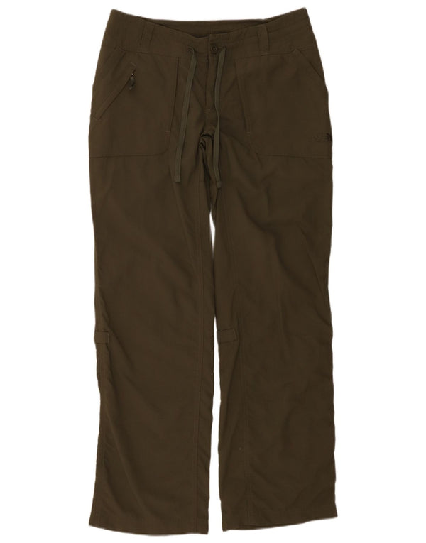 Calça cargo feminina The North Face para caminhada EUA 6 médio W28 L31 nylon cáqui