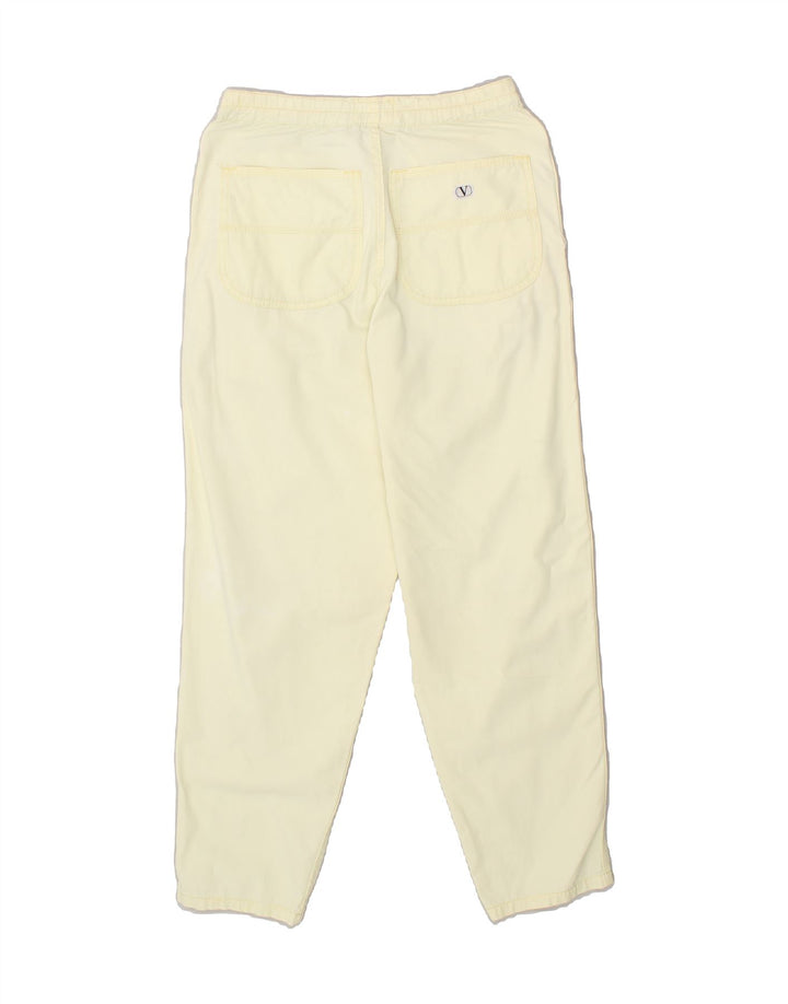 VALENTINO Womens Tapered Chino Trousers W28 L27 Off White Vintage Valentino and Second-Hand Valentino from Messina Hembry 