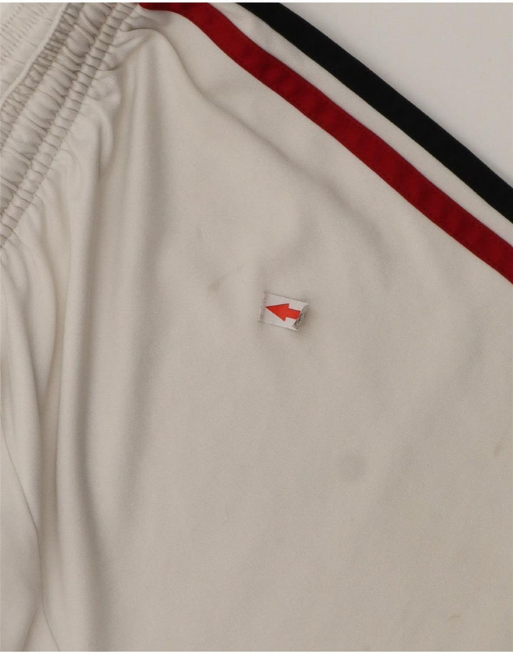 Shorts esportivos Nike Boys AC Milan 11-12 anos poliéster branco