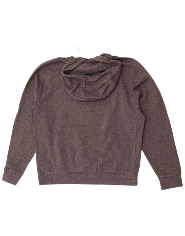 Nike Mens Hoodie Jumper Médio Algodão Cinza