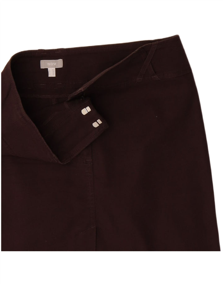 Mini saia feminina vintage IT 42 médio W32 marrom