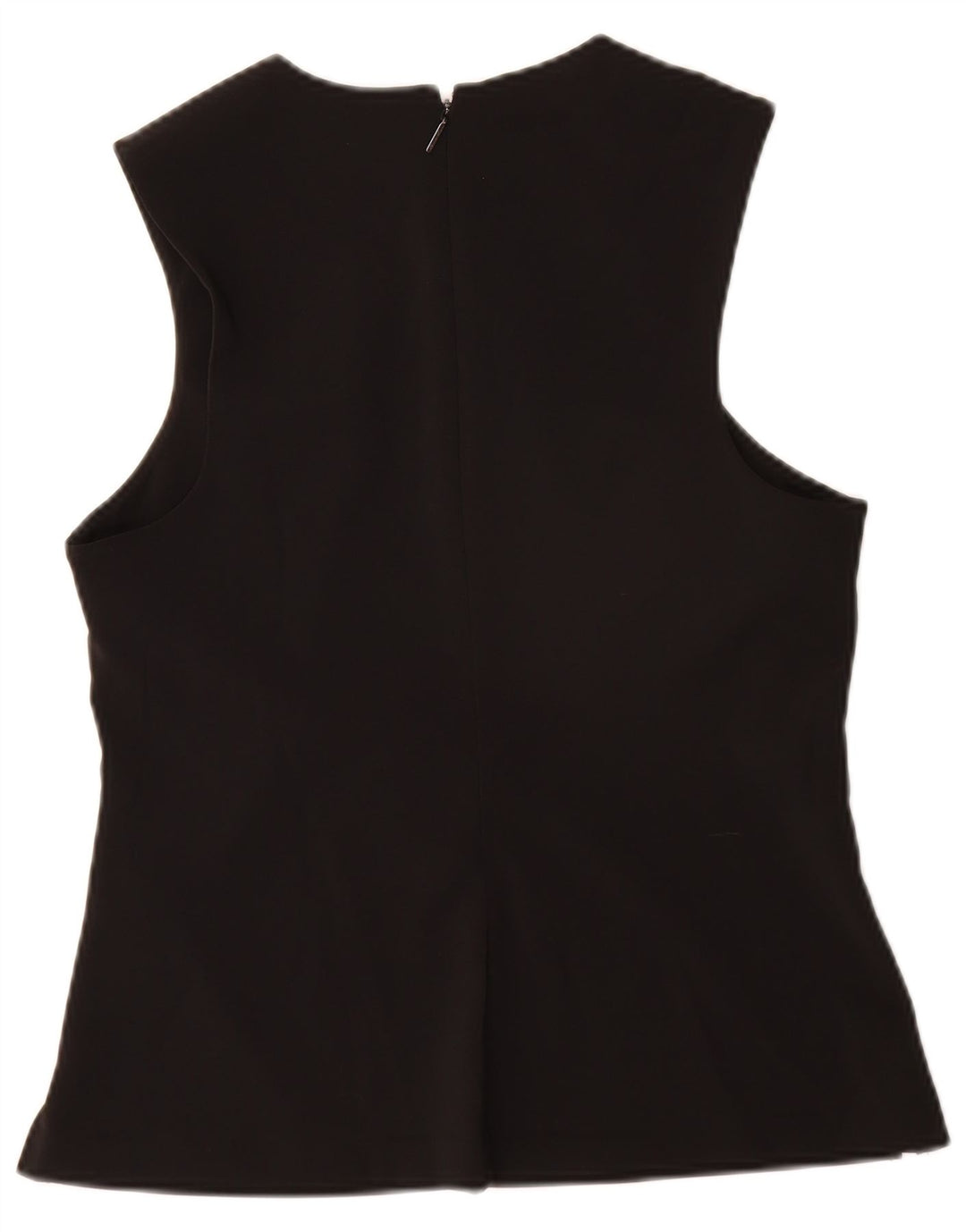 Blusa feminina sem mangas Calvin Klein Top IT 40 pequeno poliéster preto