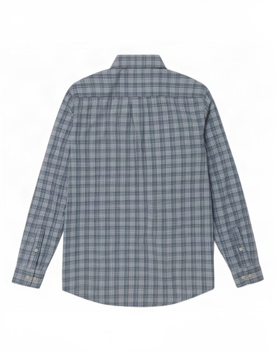 Camisa masculina Tommy Hilfiger pequena xadrez azul