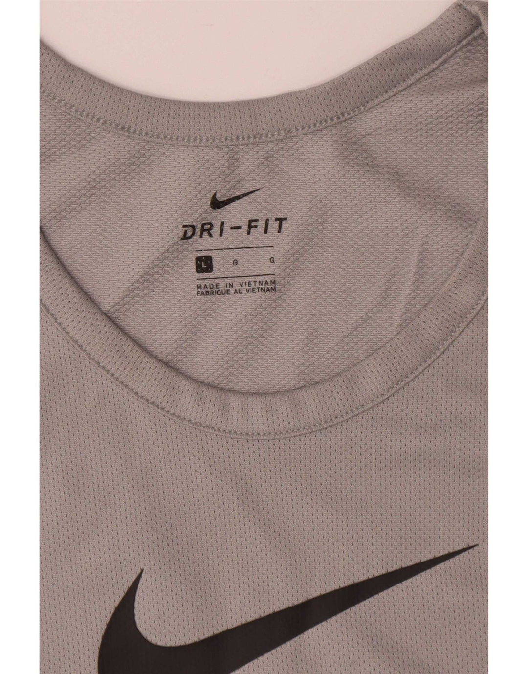 Colete Nike Masculino Dri Fit Graphic Top Grande Cinza Poliéster