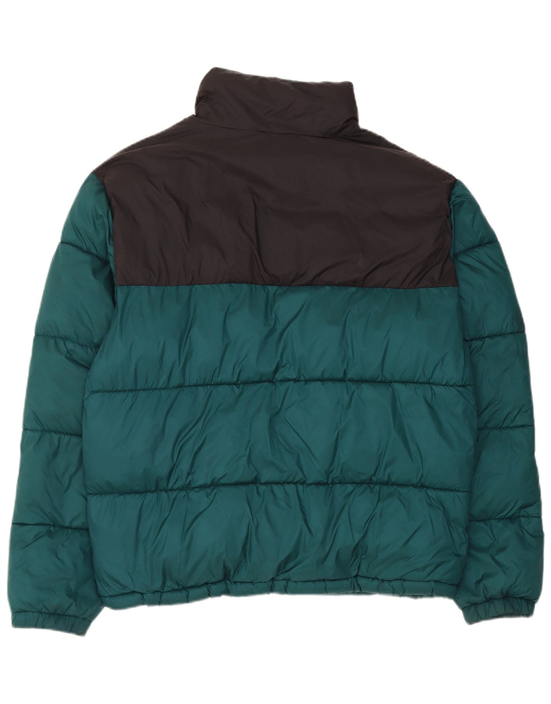 Ellesse Jaqueta masculina acolchoada UK 38 Medium Blue Colourblock Nylon
