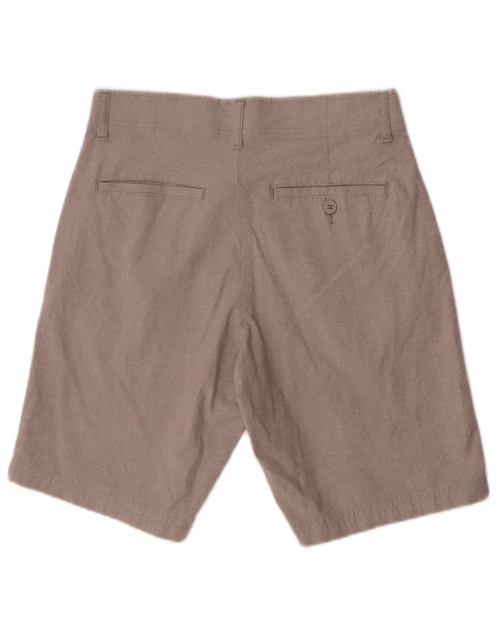 Lee Mens Chino Shorts W30 Algodão Cinza Médio