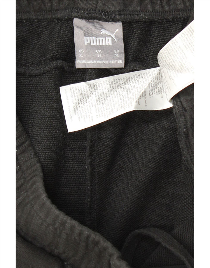 Calça de treino masculina PUMA XL preto algodão