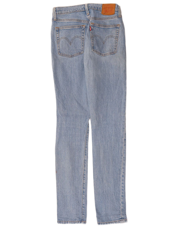 Calça jeans feminina Levi's 501 Slim W25 L32 azul algodão