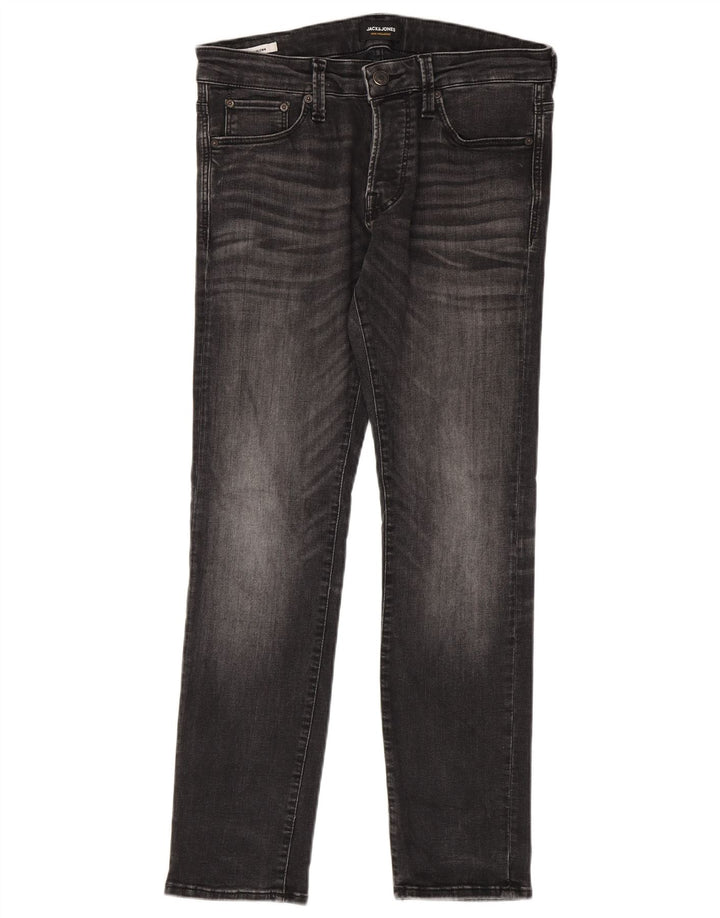 Jack & Jones Masculino GLENN Slim Jeans W31 L30 Cinza
