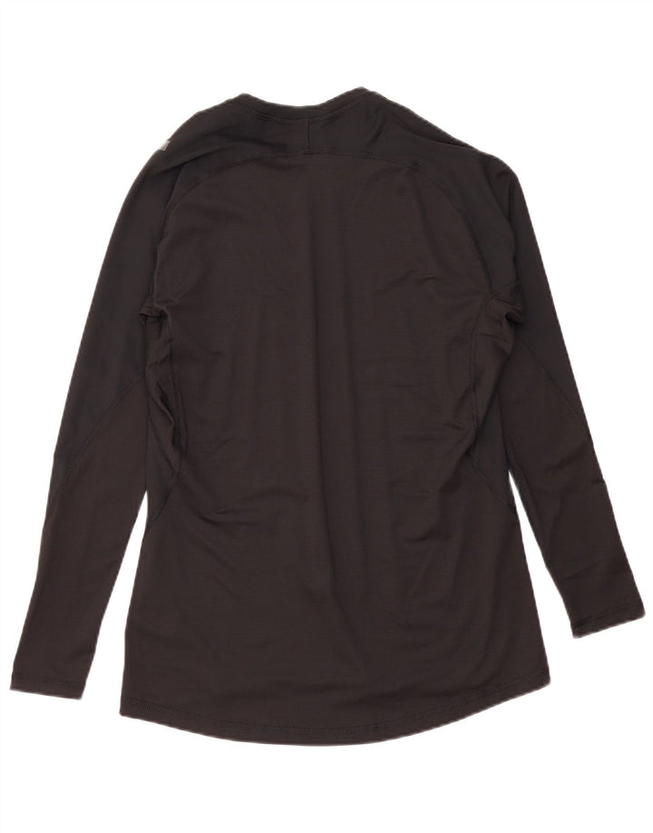 Adidas Feminino Climacool Top Manga Longa UK 18 XL Preto Poliéster