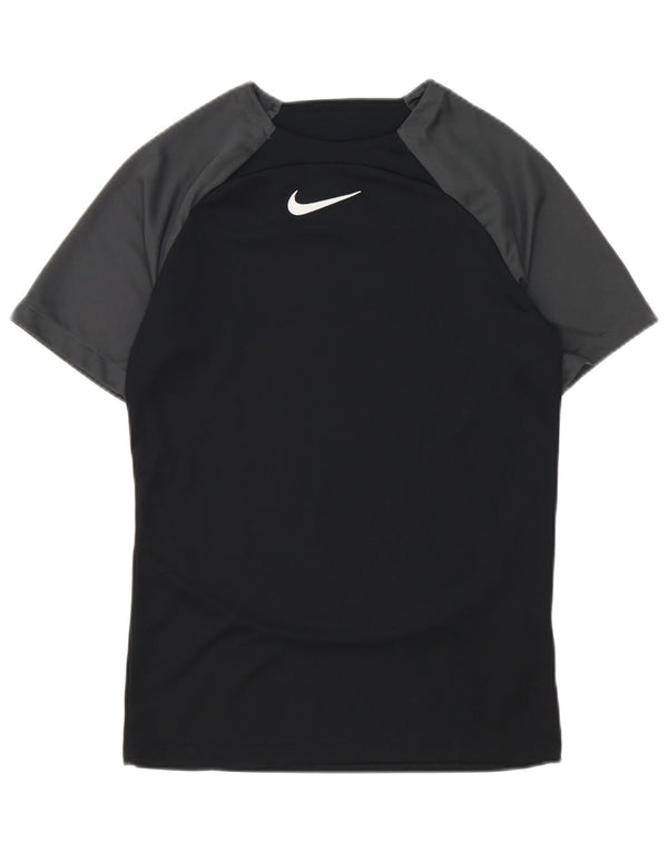 Camiseta Nike Masculina Dri Fit Graphic Top Pequeno Preto Colorblock Poliéster