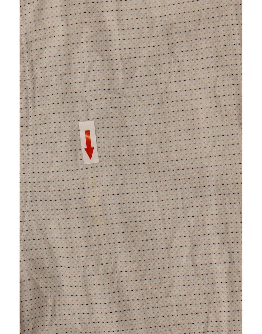 Camisa masculina de manga curta Jack & Jones, algodão manchado branco médio