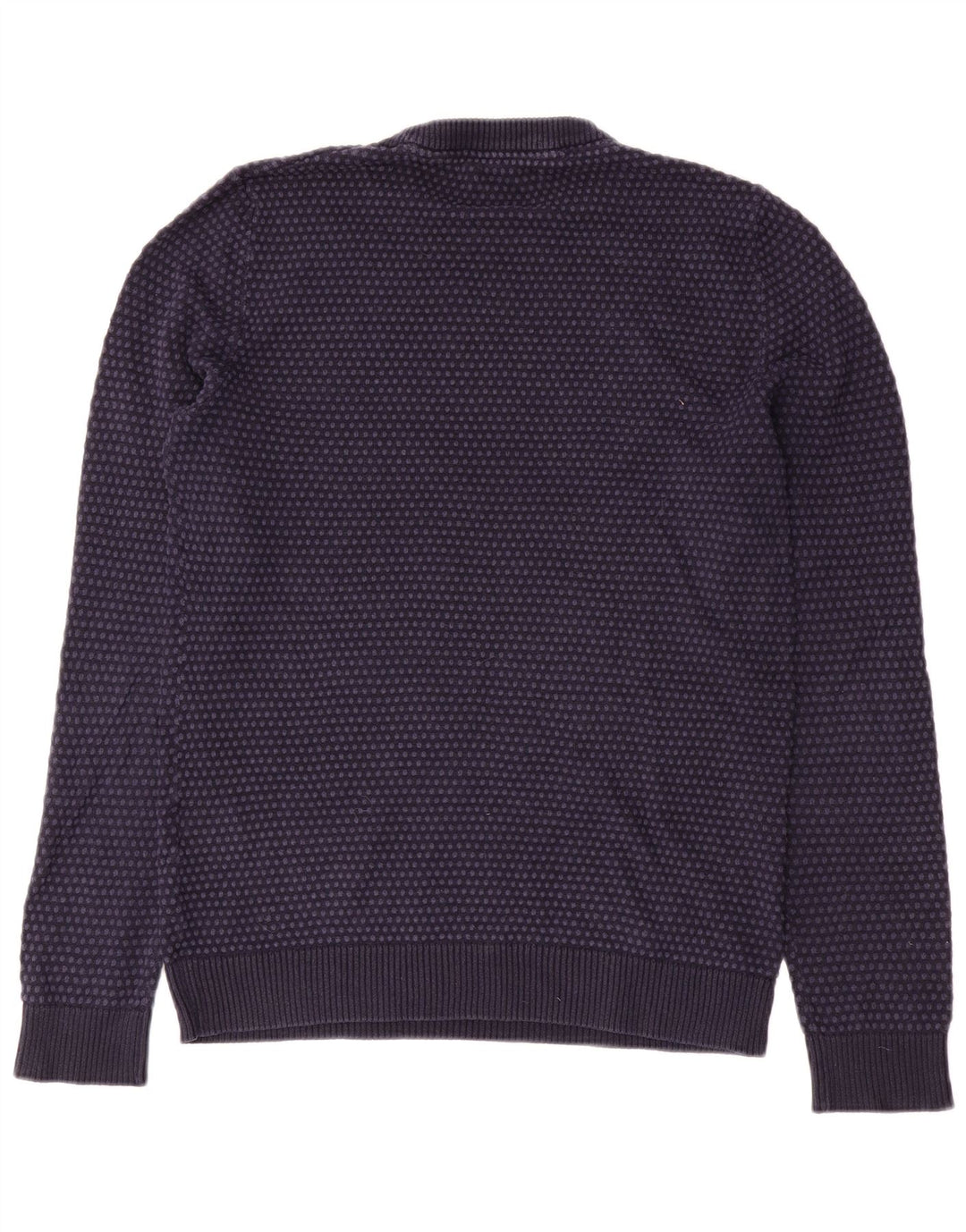 Suéter masculino Jack & Jones com gola redonda, algodão azul marinho médio