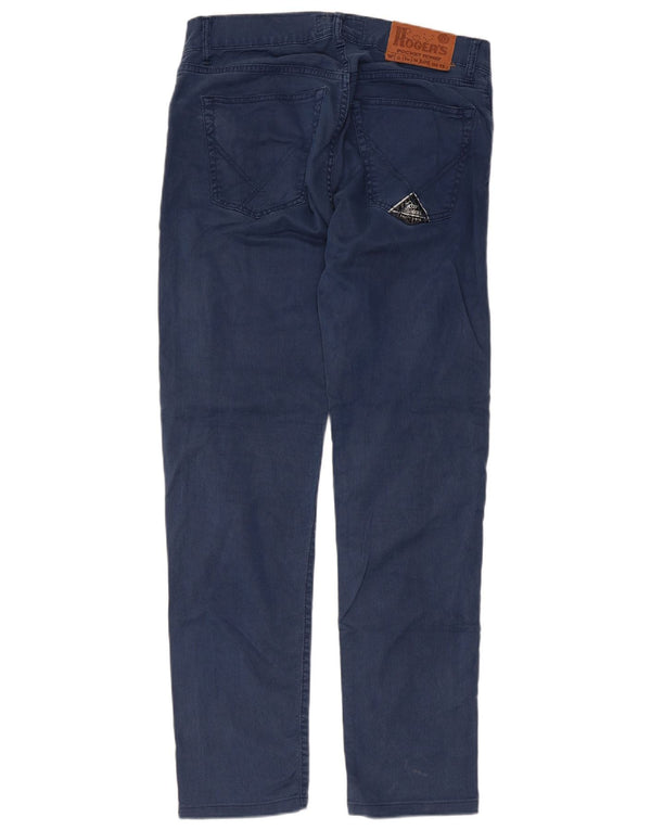 Roy Rogers Mens Slim Jeans W33 L30 Azul Marinho Algodão