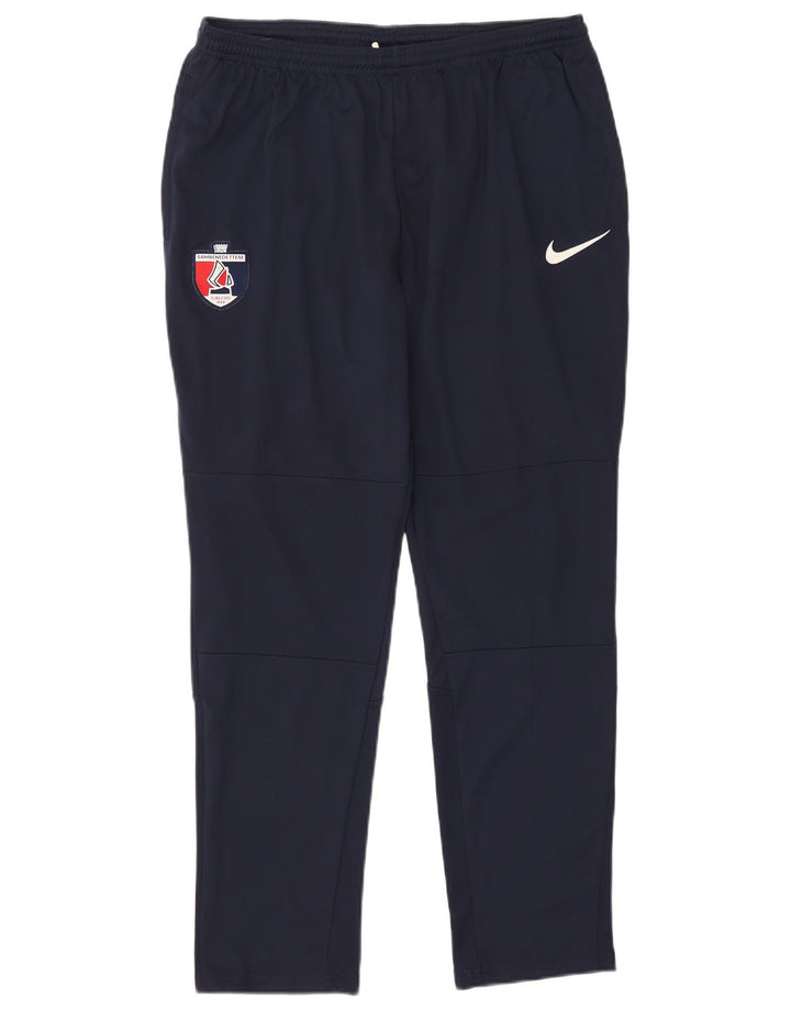 Calça de treino Nike masculina Dri Fit Graphic XL azul marinho poliéster