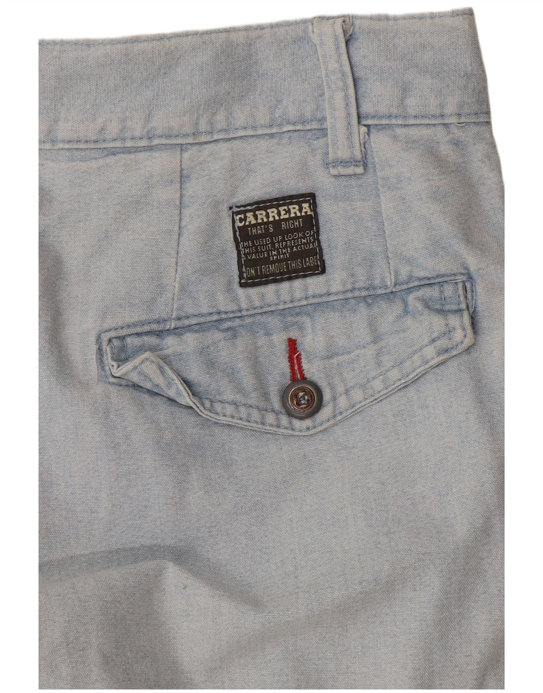 Bermuda masculina Carrera W32 azul médio