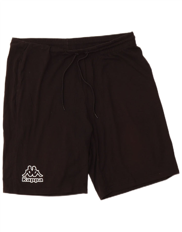 Shorts esportivos masculinos KAPPA 2XL algodão preto