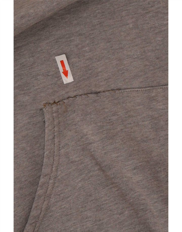 Suéter Carhartt masculino com capuz gráfico grande cinza