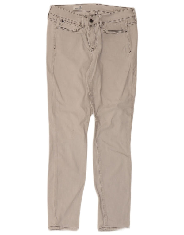 Legging feminina Gap skinny jeans W28 L28 algodão cinza