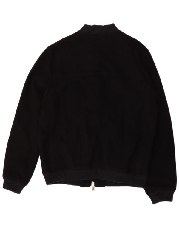 Jaqueta bomber masculina Jack Wills Reino Unido 38 lã azul marinho médio