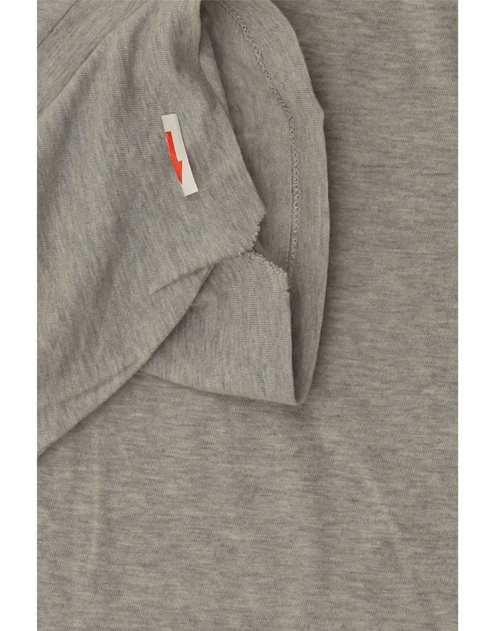 Camiseta masculina Levi's Top cinza médio algodão manchado