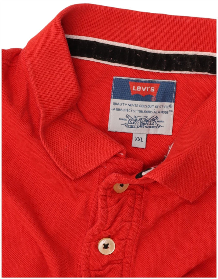 Camisa polo masculina LEVI'S 2XL vermelha