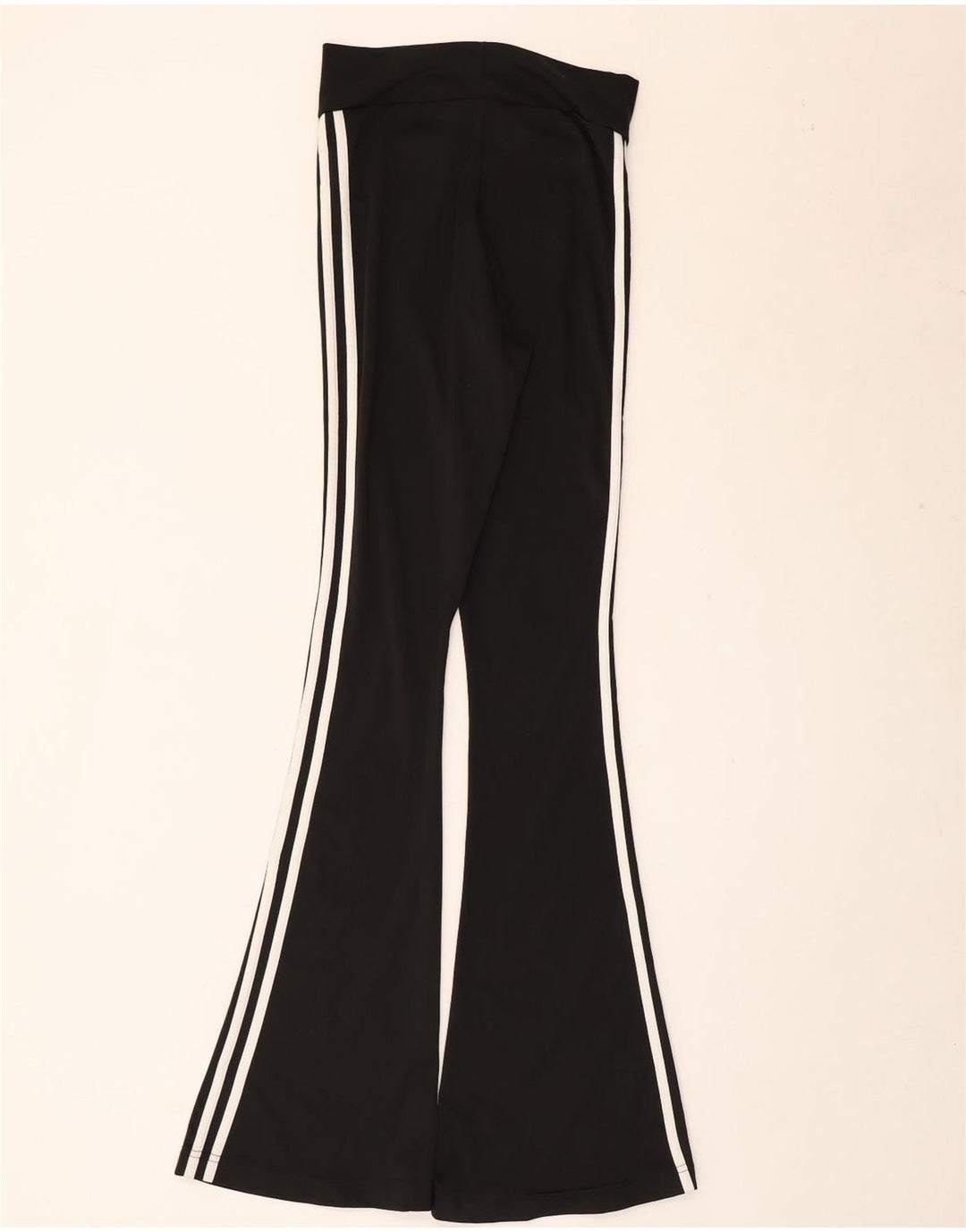 Calça Adidas Feminina Flare UK 8 Pequena Poliéster Preto