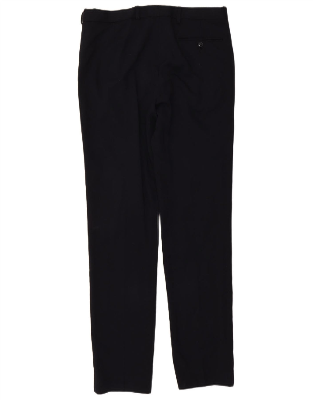 Calça masculina Marks & Spencer Slim Suit W32 L33 Lã Azul Marinho