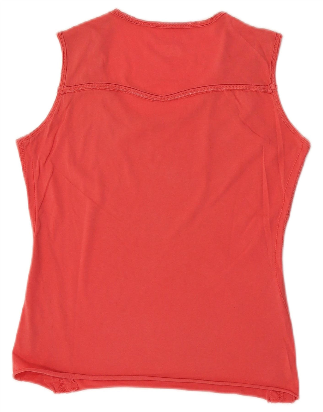 Colete feminino Levi's Top UK 10 pequeno algodão vermelho
