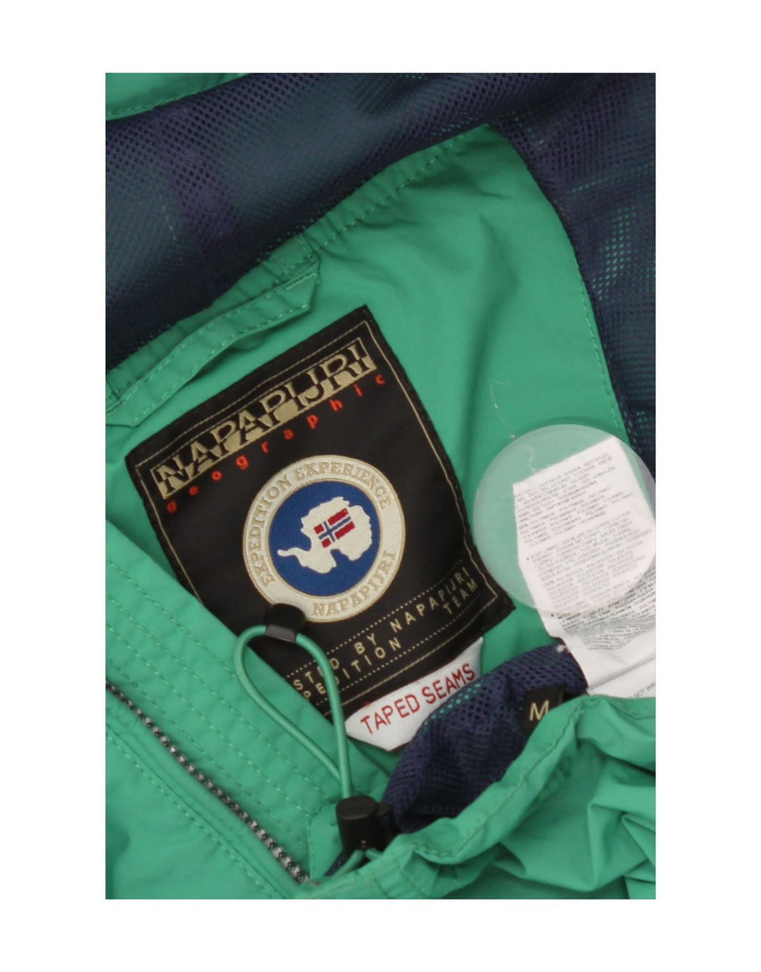 Jaqueta feminina Napapijri Graphic Anorak UK 14 poliamida verde médio