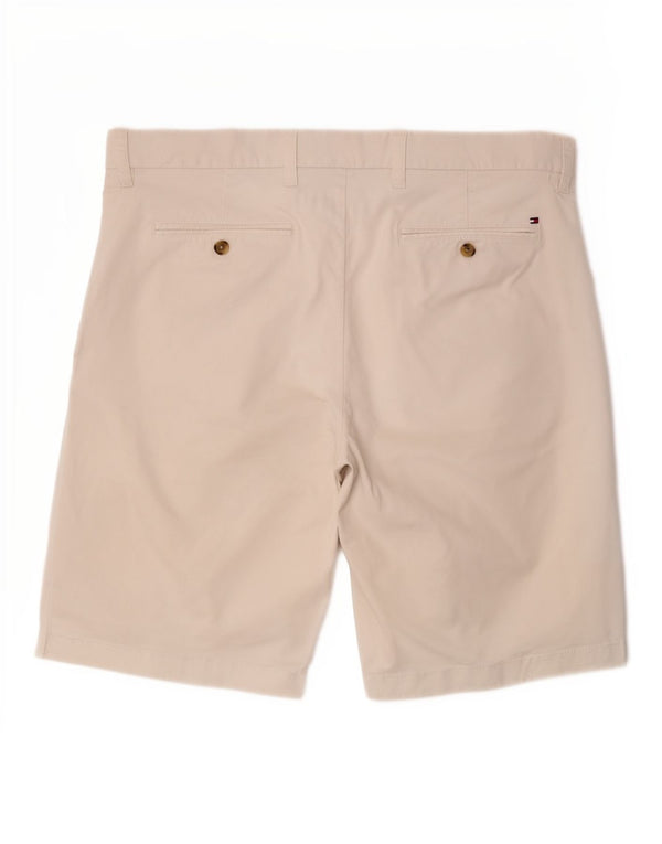 Tommy Hilfiger Mens Chino Shorts W36 Grande Algodão Branco