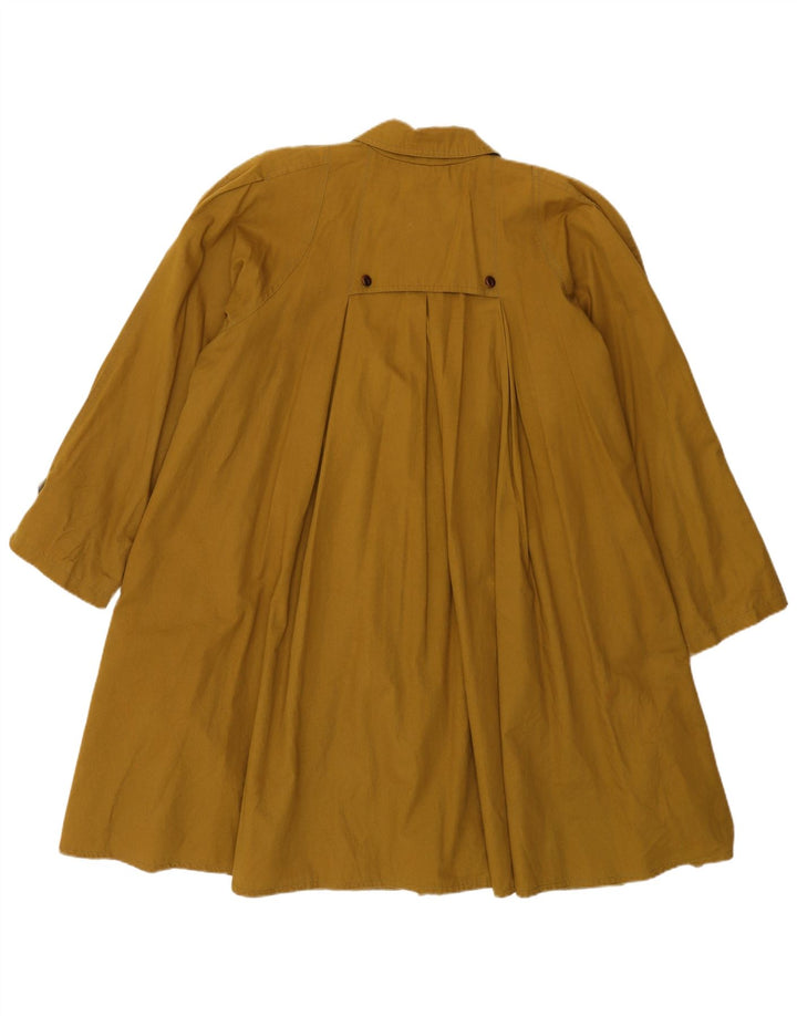 Sobretudo feminino vintage VINTAGE UK 10 pequeno acetato cáqui