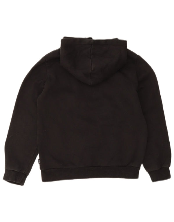 Jumper com capuz gráfico Puma Boys 11-12 anos preto algodão