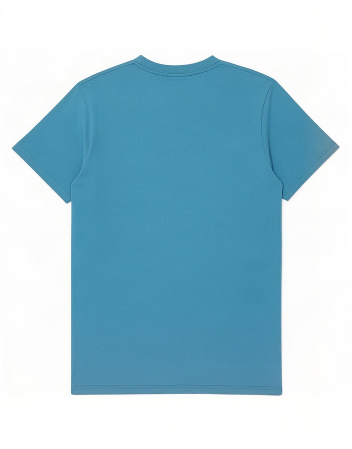 Camiseta gráfica masculina DC Top algodão azul médio