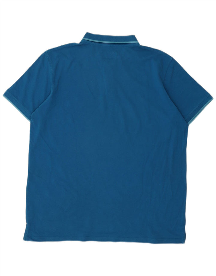 Camisa polo masculina Carrera 2XL algodão azul