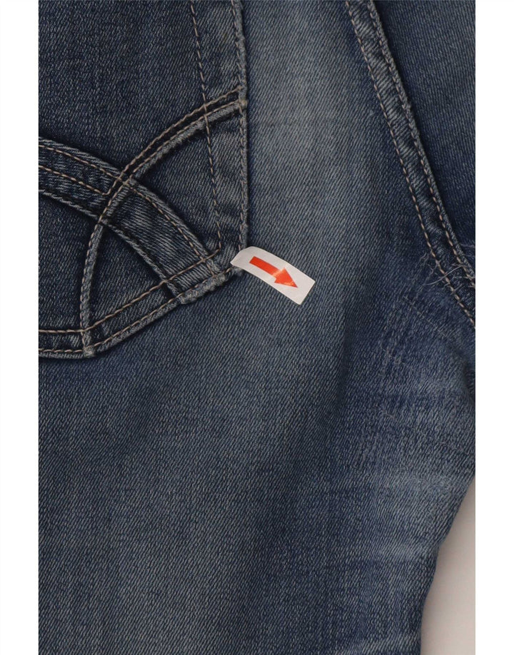 Gas Mens Albert Slim Jeans W32 L34 Azul Algodão