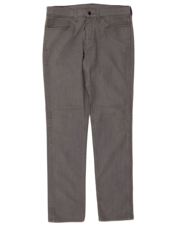 Levi's Masculino 511 Slim Jeans W34 L34 Cinza Algodão