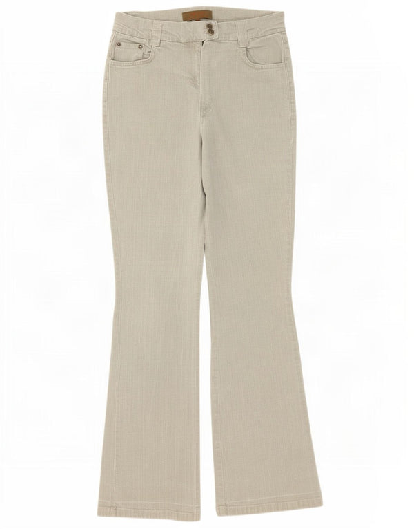 Marks & Spencer Feminino Per Una Bootcut Jeans Reino Unido 12 Médio W28 L32 Cinza