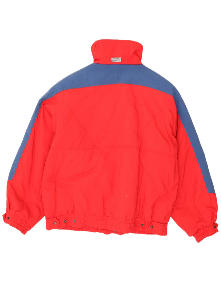 Jaqueta de esqui Schoffel masculina Gore-Tex XL vermelho Colourblock poliamida