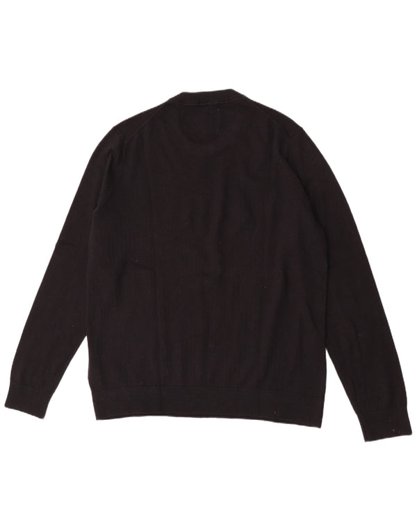 Suéter masculino Calvin Klein Jeans com gola redonda 2XL caxemira preta
